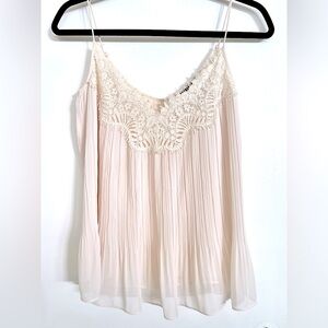 Massimo Dutti Lace & Silk Camisole Sz 2